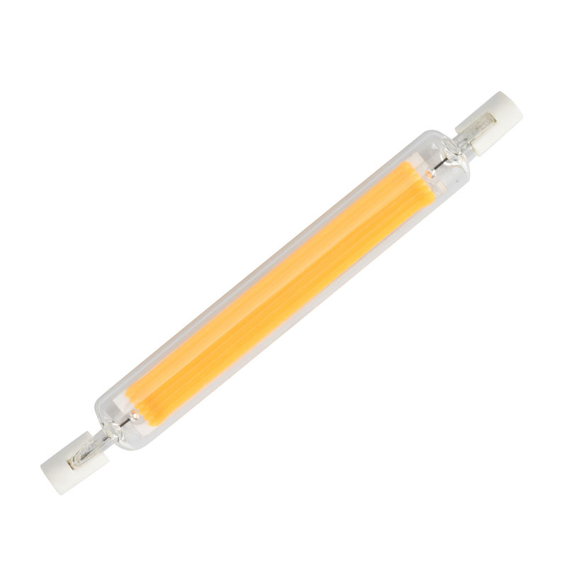 HIGH BRIGHTNESS R7S 118 LED BULB  7.6W 112lm/W 3000K FML-001 WITH SEMICONDUCTOR TECHNOLOGY
