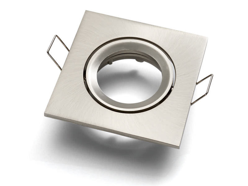 Ultra Thin MR16 50mm Led Cob Square Recessed Lighting Trim